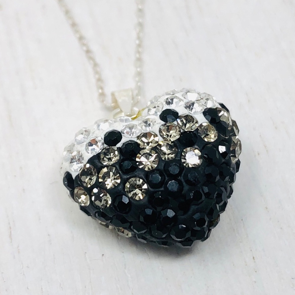 SWAROVSKI crystals, Sterling silver necklace, made in Italy, NWOT
